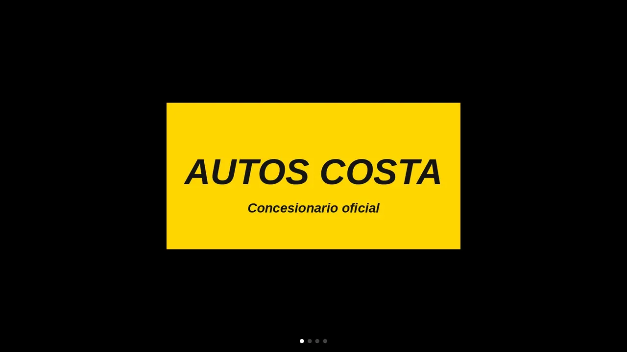 Patrocinador a pantalla completa con indicador de diapositivas